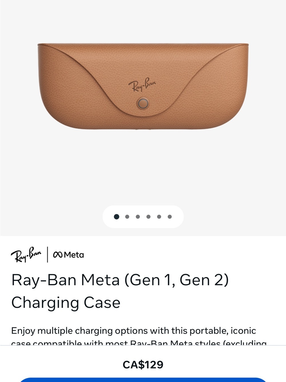 Ray-Ban Meta charging case - Picture 5 of 5